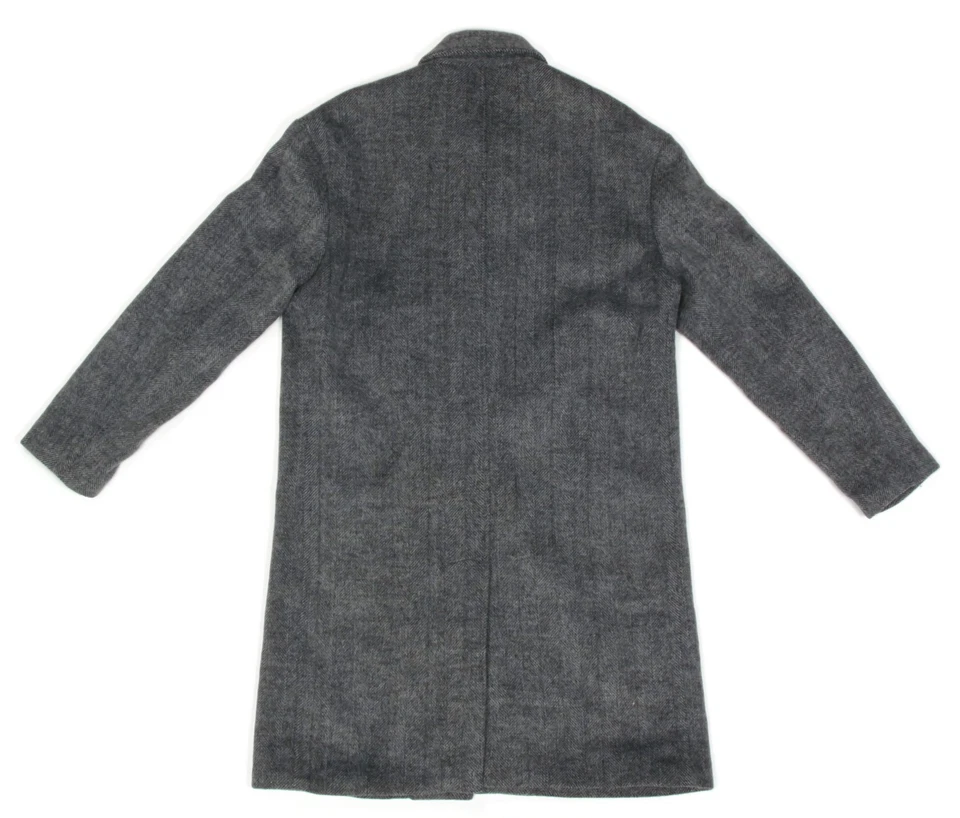 Jaqueta Abercrombie & Fitch Masculina Cinza Topcoat Lã Japão Tamanho M Relaxada - 030 - Imagem 4 de 4