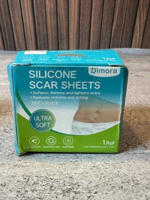 Dimora Ultra Soft Silicone Scar Sheets 1.6 x 60 Roll Tape Surgical Treatment New