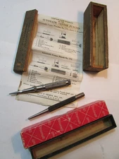 Vintage BROWN & SHARPE No 770 Automatic Punch + STARRETT 19/64  Hand Punch