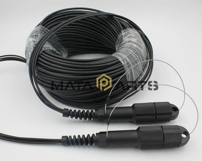 150M LC-LC SM 4   Armored Field TPU Optic Patch Cord Cable Waterproof Head #jd
