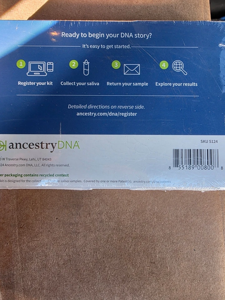 AncestryDNA 5124 Genetic Ethnicity Test - Image 2 of 2