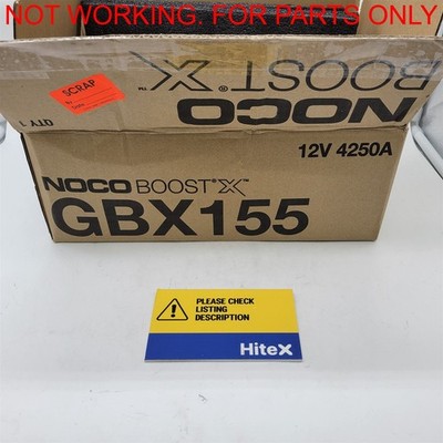 NOCO Boost X GBX155: 4250A UltraSafe Jump Starter   12V [GBX155] -NOT WORKING-