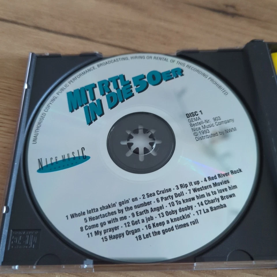 Mit RTL in die 50er - 2x CD Box - Zustand Sehr Gut @I13 - Bild 3 von 4