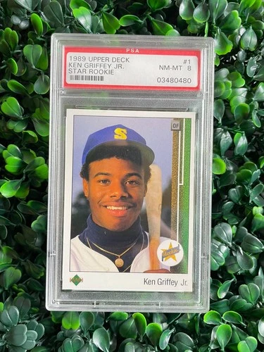 Ken Griffey Jr. 1989 Upper Deck # 1 Seattle Mariners PSA 8 Near Mint/Mint