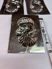 Vintage Metalowe formy do cukierek Świętego Mikołaja 4 sztuki