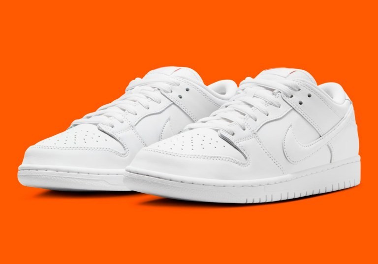 Nike SB Dunk Low Pro Triple White FJ1674-100 Men's Size 9.5 | eBay