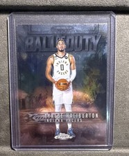 2025-26 Topps Chrome Basketball Tyrese Haliburton Ball of Duty Refractor #BD-12