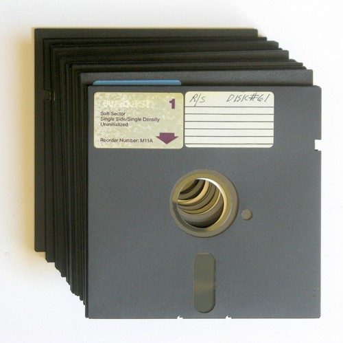 QUANTITY 21, 5-1/4" 5.25" Floppy Disks, for Arts & Crafts Project
