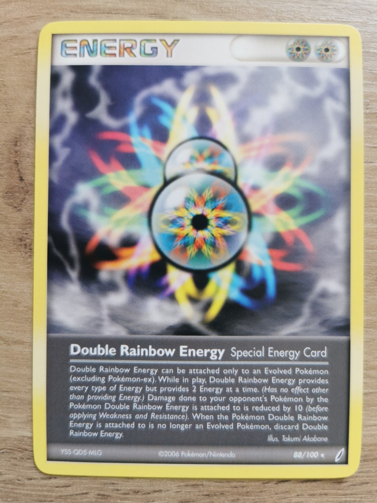 Pokémon TCG Double Rainbow Energy EX Crystal Guardians 88/100 Rare NM Condition
