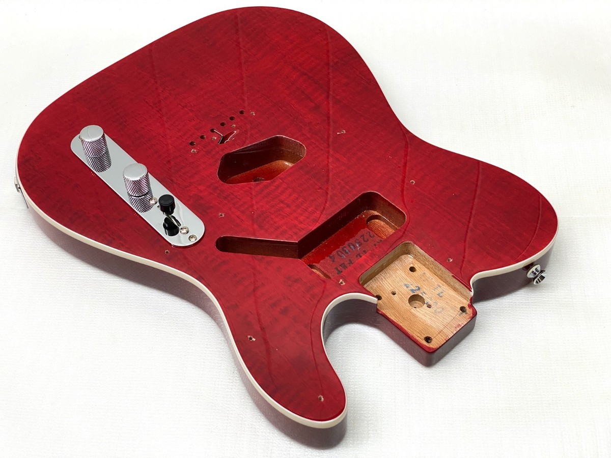CRACK Fender Squier TELE BODY Flame Maple Top FMT Telecaster