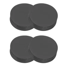 Rubber Solid Discs Washers Anti-Vibration Spacer, 4 Pcs 30mm OD 8mm Thick