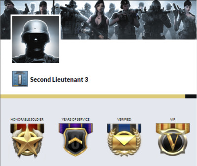 Crossfire NA (West) Account - Second Lieutenant - 2 VIP's - - 26 Items