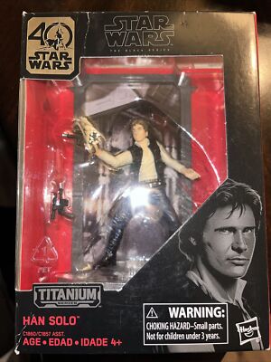 Star Wars The Black Series Han Solo 3.75  Titanium Series Figure