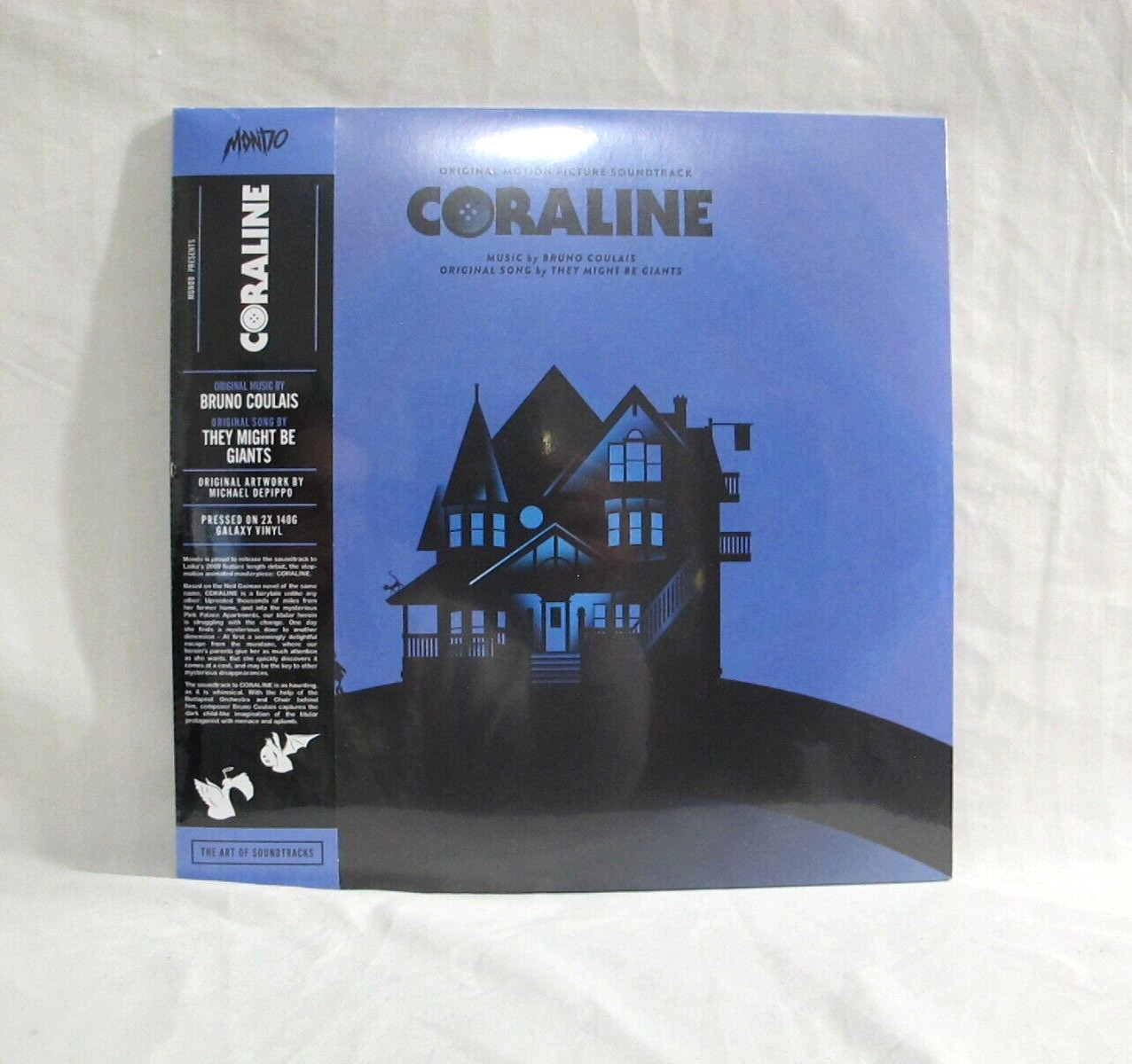 Mondo Coraline Original Soundtrack Vinyl - 2XLP 140g Fuchsia Galaxy - Fast Ship!