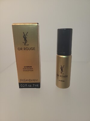 YSL Or Rouge Le Serum Soin Global 0.2 oz 7 ml New In Box