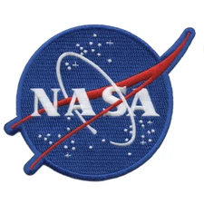 NASA Meatball 2-1/2" Full Embroidered Emblem - FREE SHIPPING from U.S.