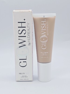 GloWish by Huda Beauty Multi Dew Skin Tint #06 Medium Tan 05  1.35 oz 