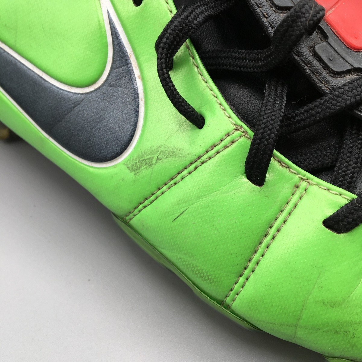 Nike Total 90 Laser III FG Soccer Cleats Mens 13 Green/Red