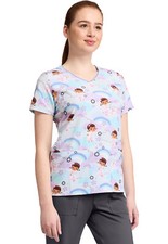 Doc McStuffins Cherokee Scrubs Tooniforms Disney V Neck Top TF614 DCGS