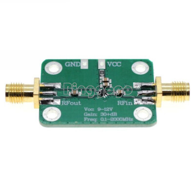 0.1-2000MH z RF Wideband Amplifier 30dB low-noise LNA Broadband Module Receiver