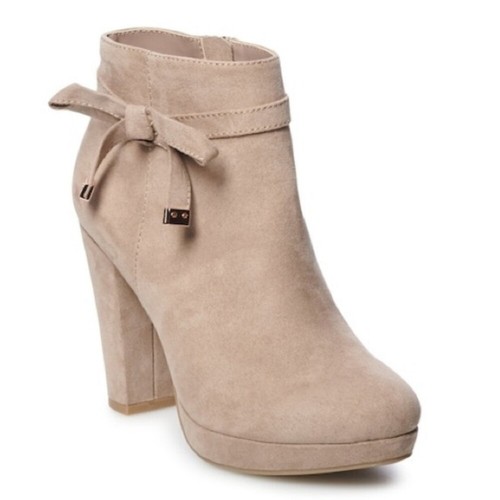 lc lauren conrad leche women's ankle boots