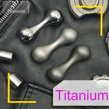 Titanium Knucklebone Fidget Toy Worry Beads Finger Skill Paracord Stress