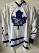Ed Belfour Signed Toronto Maple Leafs CCM Auth NHL Hockey Jersey Autographed JSA