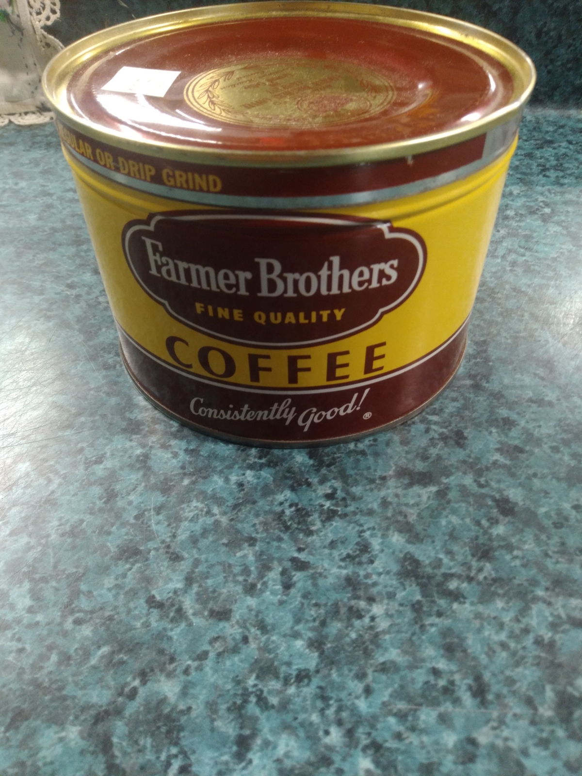 VTG FARMERS BROS COFFEE CAN 1LB KEYWIND eBay