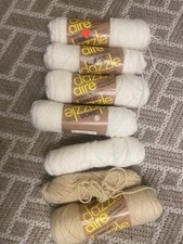 Vintage Caron Dazzle Aire Yarn. "white" only