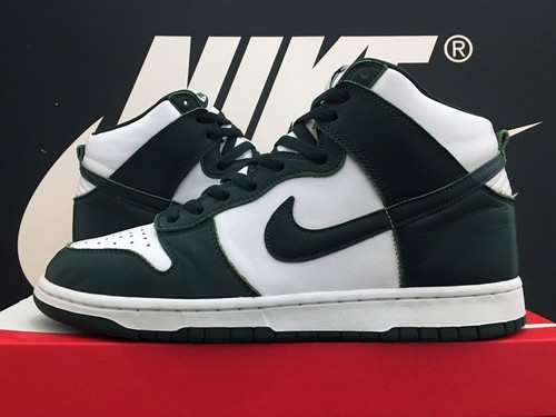 VTG 2020 NIKE DUNK HI SP UK10 EU45 MICHIGAN STATE SPARTAN OG BTTYS JORDAN 1 RARE - Picture 3 of 11