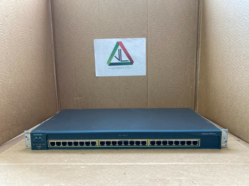 Cisco 2950-24 with Brackets and UK PSU Cisco Catalyst WS-C2950-24 (Inc VAT) - Picture 1 of 7