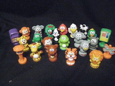 V-TECH SMARTVILLE ZOO,JUNGLE TRAIN ANIMALS AND SIGNS REPLACEMENT PARTS TOYS