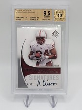 2010 SP Authentic Anthony Dixon Autograph Rookie /599 Auto BGS 9.5 GEM MINT