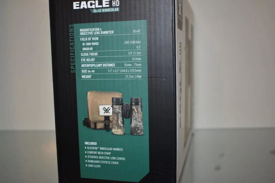 Vortex Eagle HD Camo 10x42 Truetimber Prairie Binoculars Camo-215ADY NIB - Image 4 of 4