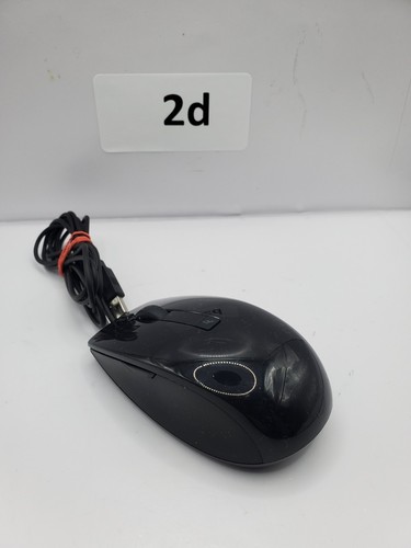 Dell 6 Button USB Cored Laser Scroll Mouse MOCZUL Black - Picture 2 of 4