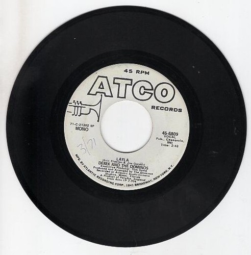 Derek & The Dominos - Layla (Mono/Stereo) 7" 45 Promotional Single - Picture 16 of 24