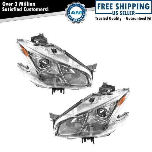 Headlight Set HID Xenon Fits 20092014 Nissan Maxima 192659079138 eBay