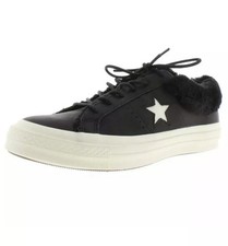 converse faux fur one star