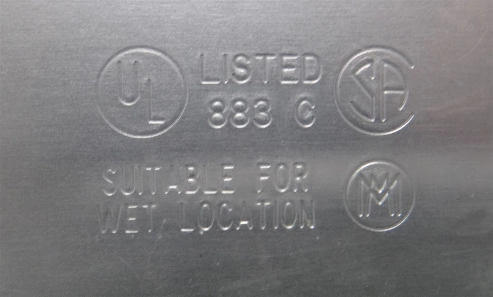 Mulberry 30283 Anodized Aluminum 2 Gang Blank Device Mount Cover Weatherproof - Image 2 of 3