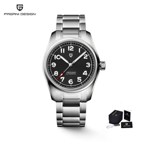 2024 Neu 38MM Top Marke Herren Pilot Automatik Mechanische Uhren Nh35A Saphir - Bild 9 von 13