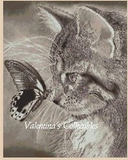 Kitten and Butterfly Counted Cross Stitch Chart No. 2-BW1 