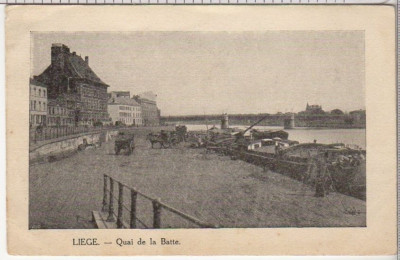 OLD POSTCARD - LIEGE/LÜTTICH - ''QUAI DE LA BATTE''