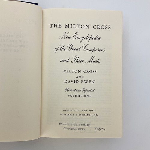 The Milton Cross New Encyclopedia of the Great Composers and Their Music Vol 1 - Picture 8 of 24