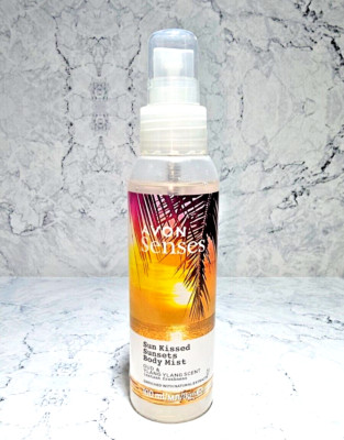Avon Senses SUN KISSED SUNSETS Körperspray Duft Mandarine Ylang Ylang Wellness