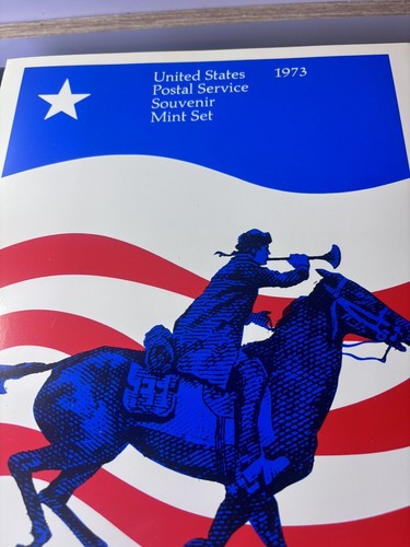 1973 USPS Souvenir Mint Set Mini Album Stamps - Picture 2 of 19