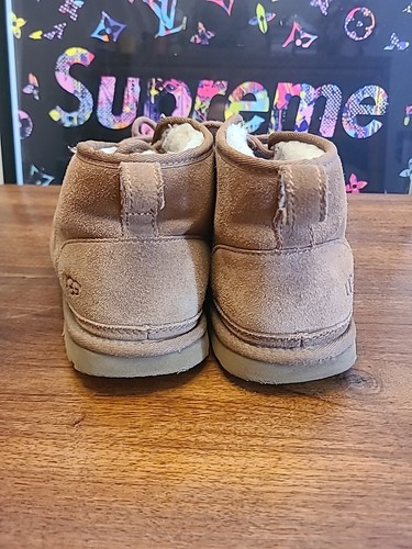 UGG Neumel Dark Brown Chukka Boots Lined Slippers (S/N 3236) Men’s Size 11 - Picture 3 of 12