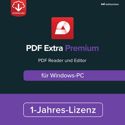 Mobi P*D*F Extra Premium, 1 PC 1 Jahr, Download