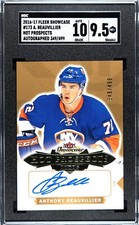 2016-17 Anthony Beauvillier Fleer Showcase #173 Hot Prospects Auto SGC 9.5 /499 