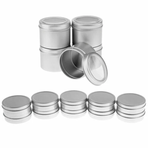 Markenlose leere Nagelpflege-Dosen