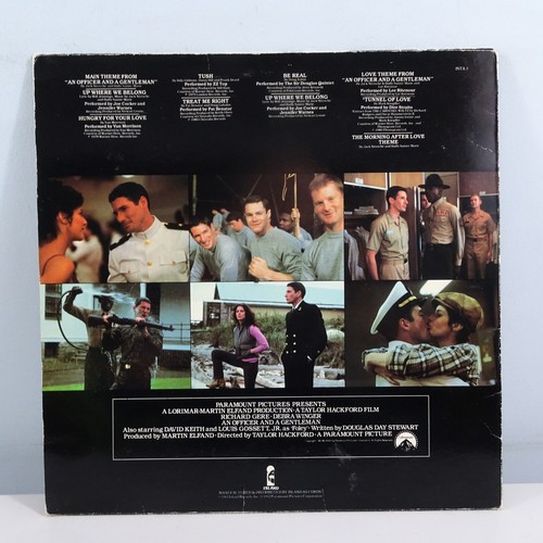 AN OFFICER AND A GENTLEMAN - 1982 Vinyl Soundtrack Album ( Up Where We Belong ) - Picture 2 of 9